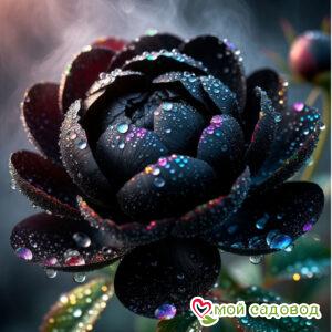 Пион Черный Гранит