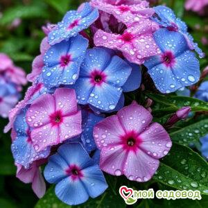 Флокс Айс Блу