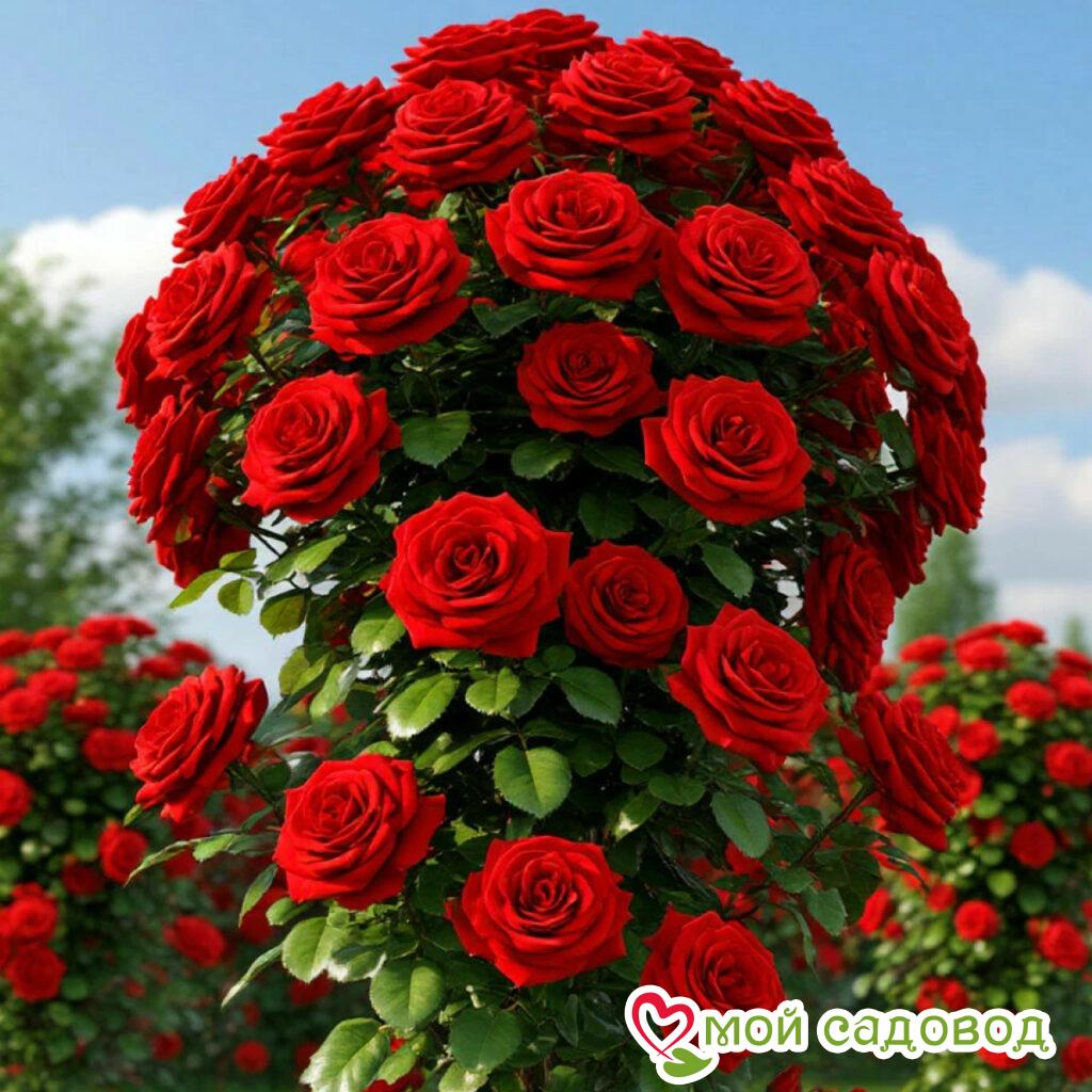 Роза Штамбовая Шеид Блум