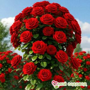 Роза Штамбовая Шеид Блум