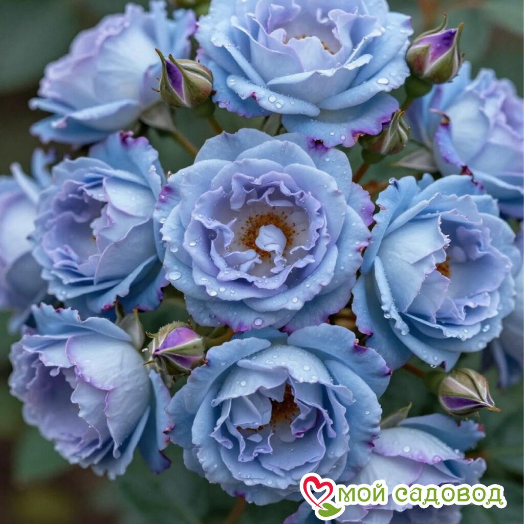 Роза Флорибунда Оушен Бриз