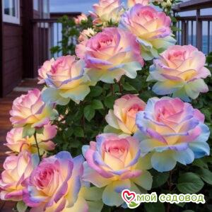 Роза чайно-гибридная Миднайт Фреш