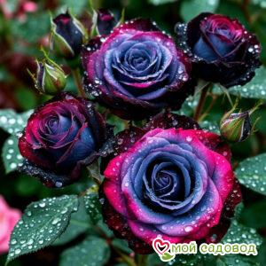 Роза флорибунда Айриш Роуз