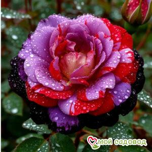 Роза Чайно-Гибридная Ред Вейл